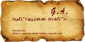 Györgyjakab Aldán névjegykártya